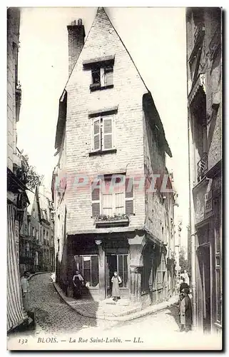 Cartes postales Blois La rue Saint Lubin