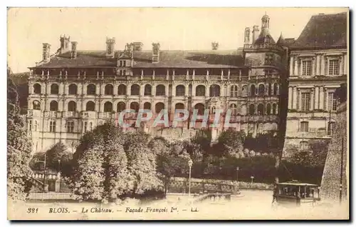 Cartes postales Blois Le chateau Facade Francois 1er