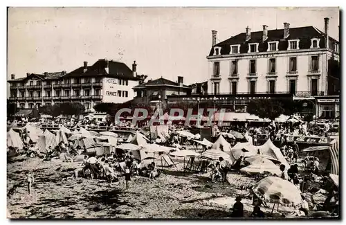 Arcachon Cartes postales moderne La plage Les hotels