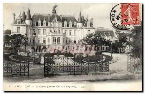 Arcachon Ansichtskarte AK Le Casino Ancienne chateau Deganne