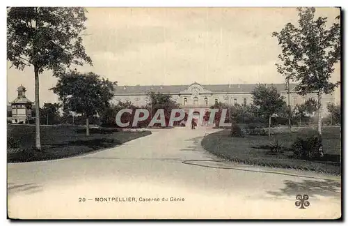 Montpellier Ansichtskarte AK Caserne du genie Militaria