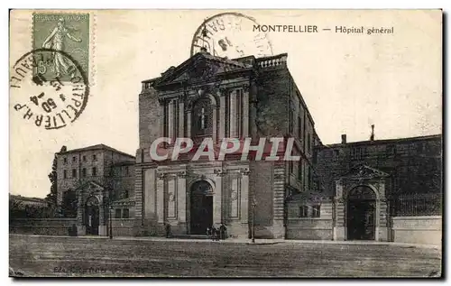 Montpellier Cartes postales Hopital general