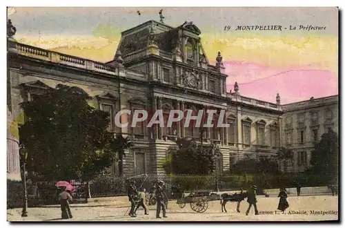 Montpellier Cartes postales La prefecture