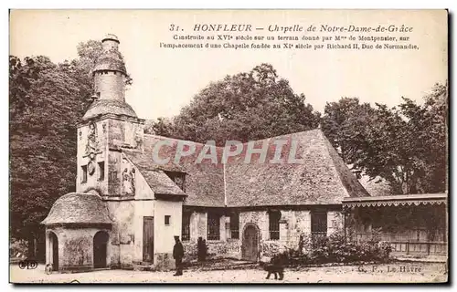 Cartes postales Honfleur Chapelle de Notre Dame de la Grace