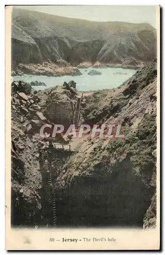 Cartes postales Great Britain Jersey the devil&#39s hole