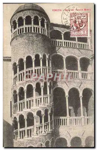 Cartes postales italie Italia Venezia Scale del palazzo Minelli