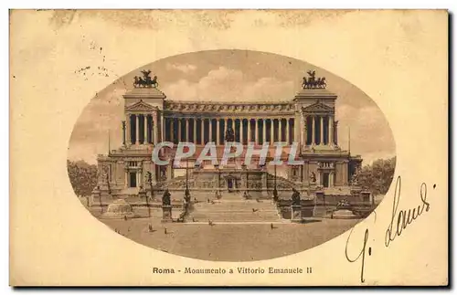 Cartes postales italie Italia Roma Monumento a Vittorio Emanuele II