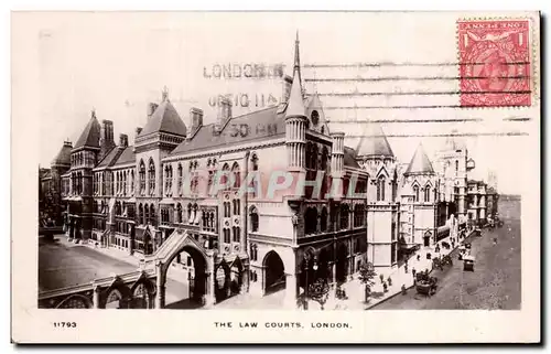 Cartes postales Londres London The law courts