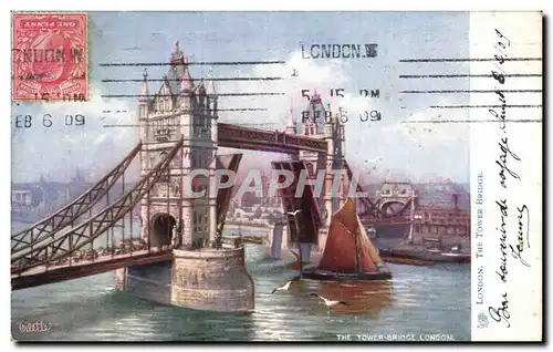 Ansichtskarte AK London londres The tower bridge