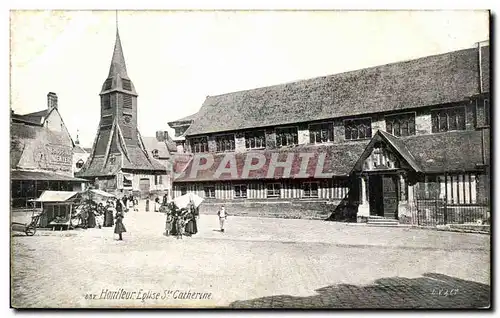 Cartes postales Honfleur Eglise Ste Catherine