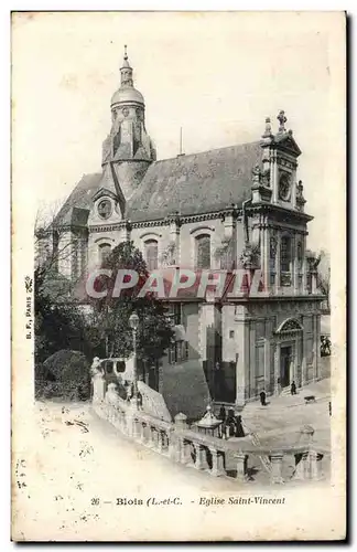 Cartes postales Blois Eglise Saint Vincent