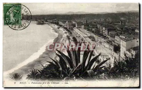 Cartes postales Nice Panorama pris du chateau