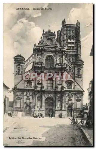 Cartes postales Auxerre Eglise St Pierre