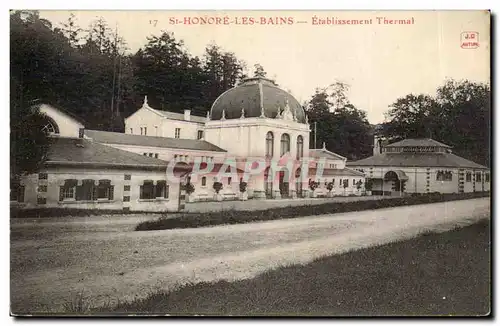 Cartes postales St Honore les Bains Etablissement thermal