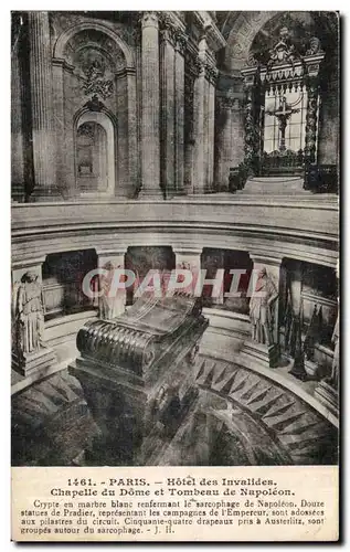 Cartes postales Paris Hotel des Invalides Chapelle du Dome et tombeau de Napoleon
