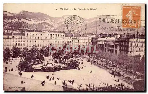 Cartes postales Toulon Place de la liberte