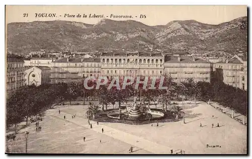 Cartes postales Toulon Place de la liberte Panorama