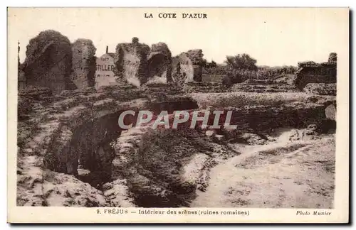 Ansichtskarte AK Frejus Interieur des arenes ( ruines romaines )