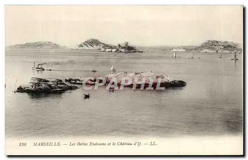 Ansichtskarte AK Marseille Les Ilettes Endoume et le chateau d&#39if