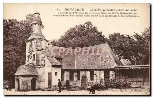 Cartes postales Honfleur Chapelle de Notre Dame de Grace