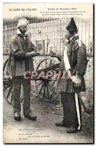 Falaise Cartes postales Le gars de Falaise Arrete de Monssieur l'amir