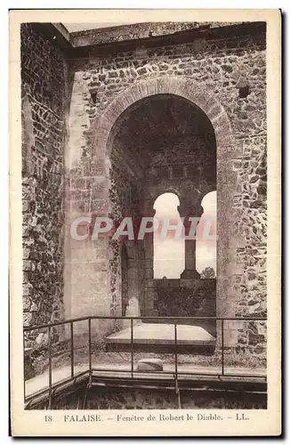 Cartes postales Falaise Fenetre de Robert le diable