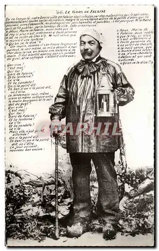 Cartes postales Falaise Legende de la lanterne Le gars de Falaise Folklore Costume