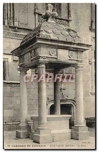 Ansichtskarte AK Fontaine Henry Le puits Calvados