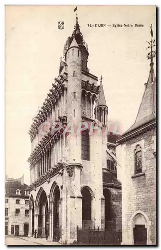 Cartes postales Dijon Eglise Notre Dame