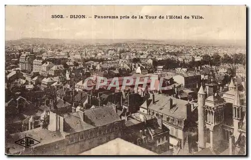 Cartes postales Dijon Panorama prise de la tour de l&#39hotel de ville