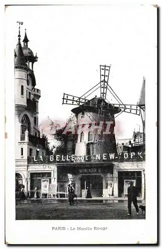 Ansichtskarte AK Paris Le moulin rouge Redmill