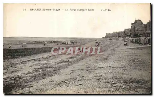 Ansichtskarte AK St Aubin sur mer la plage a maree basse