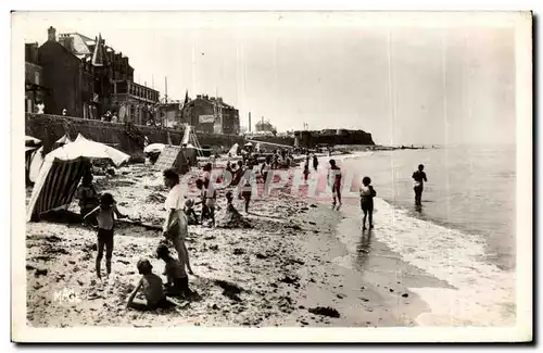 Cartes postales St Aubin sur mer La plage