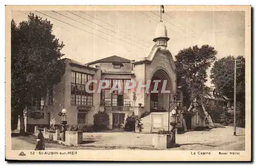 Cartes postales St Aubin sur mer Le casino