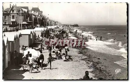 Ansichtskarte AK St Aubin sur mer La plage a l&#39heure du bain et les villas