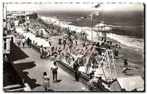 Cartes postales St Aubin sur mer La plage a l&#39heure du bain