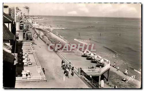 Cartes postales St Aubin sur mer La promenade devant le clos Normand