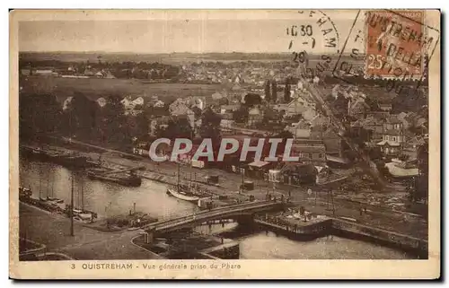 Cartes postales Ouistreham Vue generale prise du phare Lighthouse