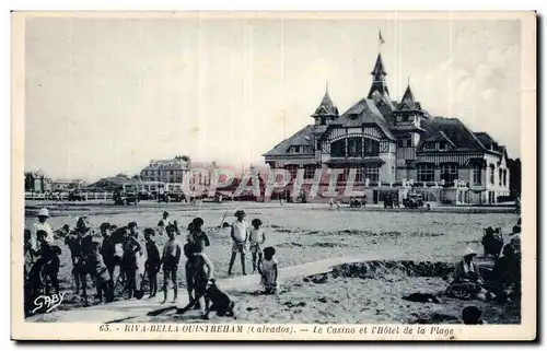 Cartes postales Riva Bella Ouistreham Le casino et l&#39hotel de la plage