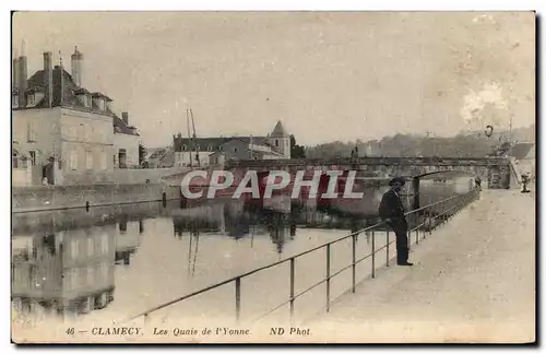 Cartes postales Clamecy Les quais de l'Yonne
