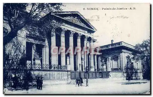 Ansichtskarte AK Nimes Palais de justice