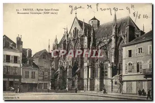 Cartes postales TRoyes Eglise Saint Urbain