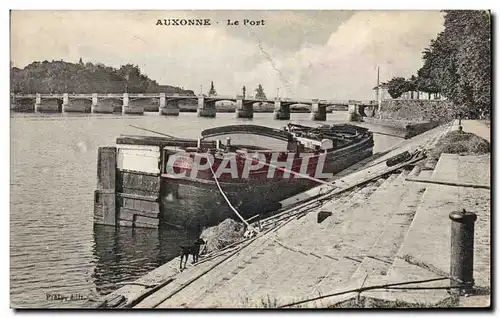 Cartes postales Auxonne Le port