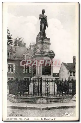 Cartes postales Auxonne Statue de Napoleon 1er