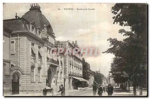 Cartes postales Troyes Boulevard Carnot
