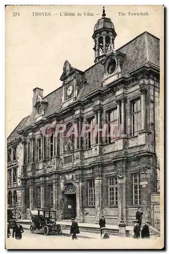 Cartes postales Troyes Hotel de ville