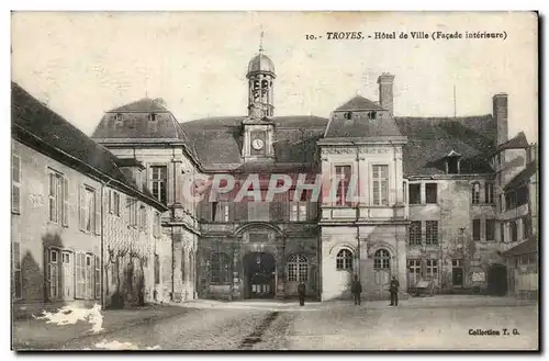 Troyes Cartes postales Hotel de ville