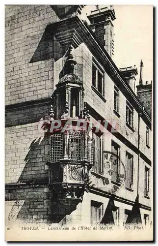 Troyes Cartes postales Lanterneau de l&#39hotel de Marisy