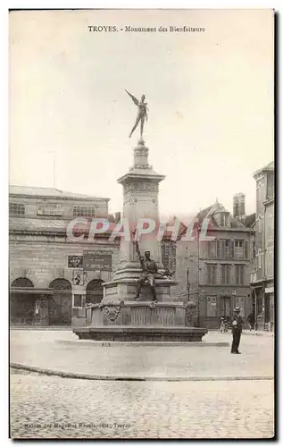 Troyes Cartes postales Monument des bienfaiteurs