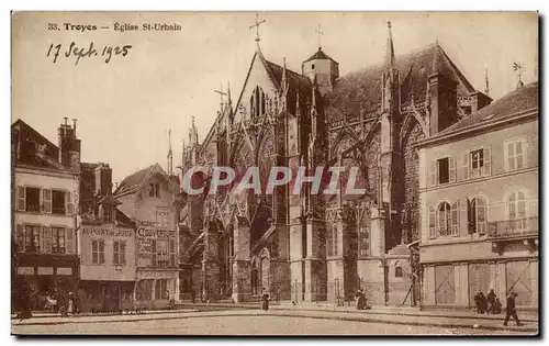 Troyes Cartes postales Eglise St Urbain